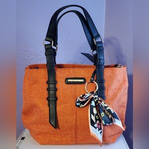 Woven Handbag with Attachable Crossbody Strap ~ Lovely!